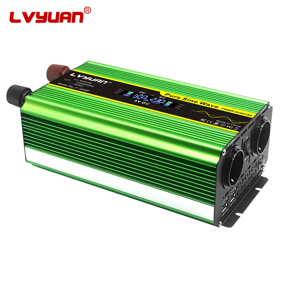 Pure Sine Wave Inverter - Inverter Gelombang Sinus Murni LVYUAN 1600