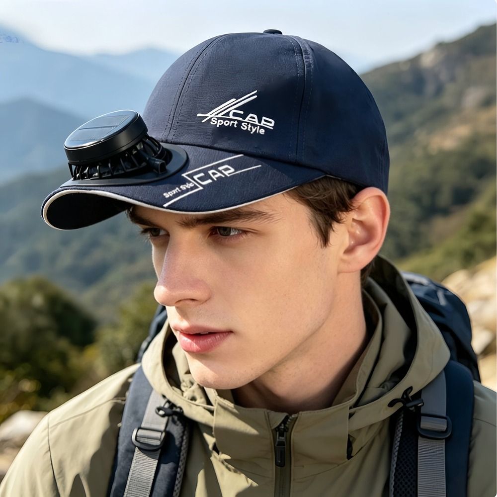Renewable Energy Fan - Topi Kipas Tenaga Surya yang Dapat