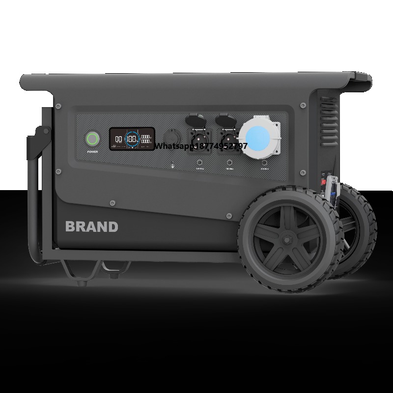 Pure Sine Wave Inverter - Stasiun Daya Portabel 5040WH 5000W LiFePO4