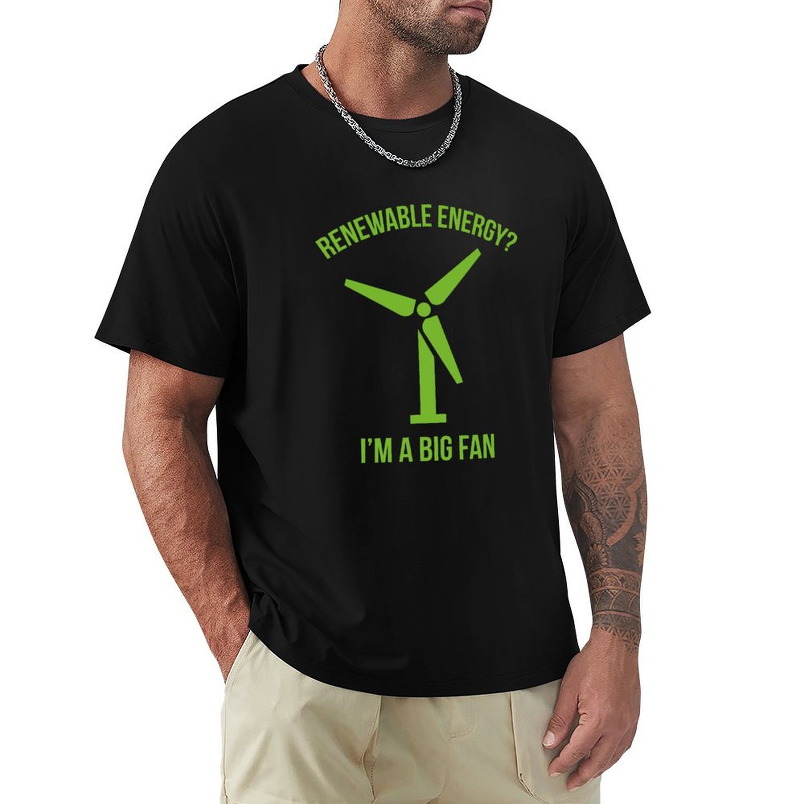 Renewable Energy Work - Kaos Energi Terbarukan Kaos Kerja Luar