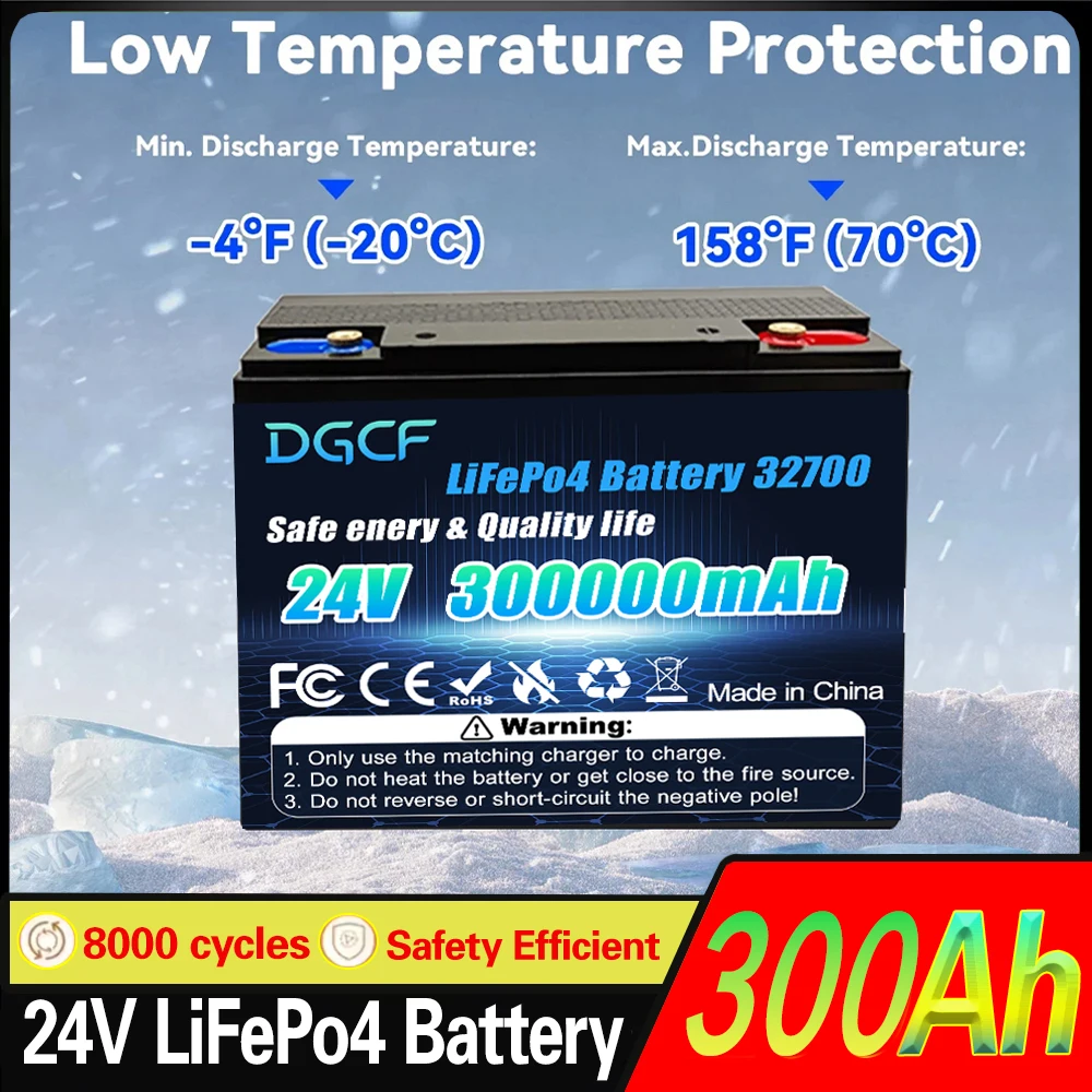 Renewable Energy Fan - Baterai Lithium LiFePO4 32700 24V 300Ah