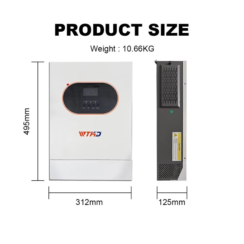 6.2KW Inverter Surya Hibrida F - Pure Sine Wave Inverter ulasan dan harga