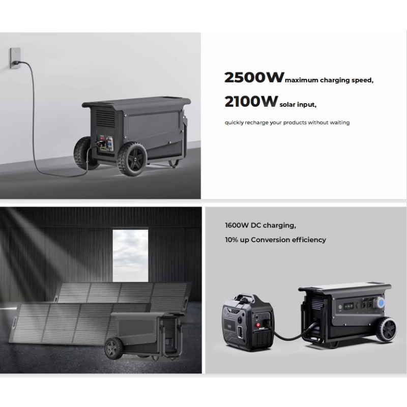 Stasiun Daya Portabel 5040WH 5 - Pure Sine Wave Inverter ulasan dan harga