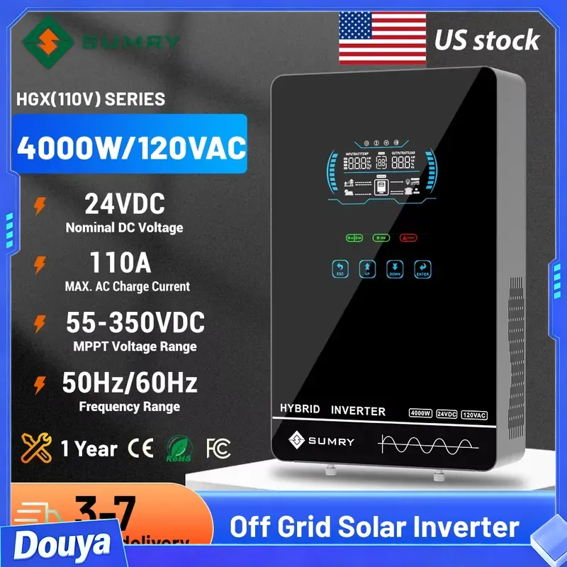 Inverter Surya Off Grid Sumry  - Pure Sine Wave Inverter ulasan dan harga